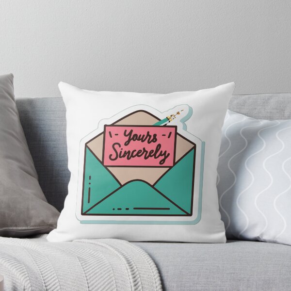 Item preview, Yours Sincerely - Classic Pen and Envelope Minimalist Design designed and sold by NiftyWrx.
