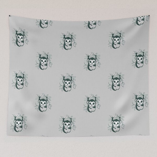 Item preview, Cute Tarsier Hanging from a Tree designed and sold by Idea-Artwork.