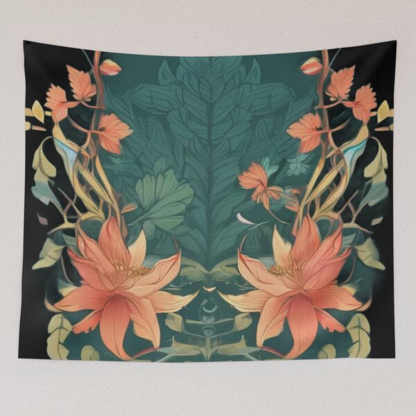Item preview, asian floral pattern designed and sold by optimusprime39.