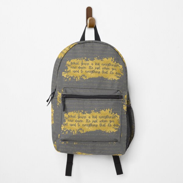 Item preview, Everything's New, Dawn - Johnny's Letter Cursive (Gray Quote, Gold Text) designed and sold by playfruit.