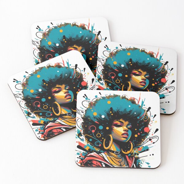 Item preview, Colorido arte afro designed and sold by BubandAika.