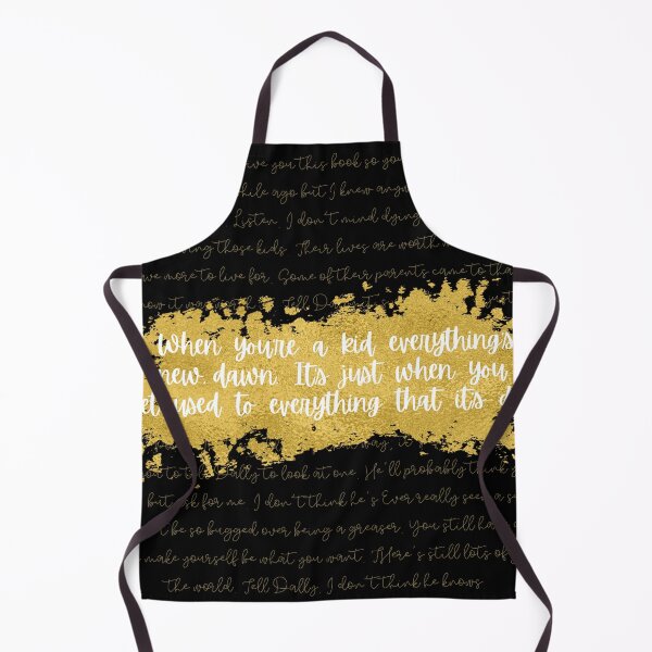 Item preview, Everything's New, Dawn - Johnny's Letter Cursive (White Quote, Gold Text) designed and sold by playfruit.
