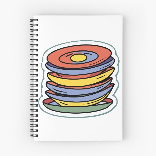 Item preview, Colorful Ceramic Plates Stack Cartoon designed and sold by NiftyWrx.