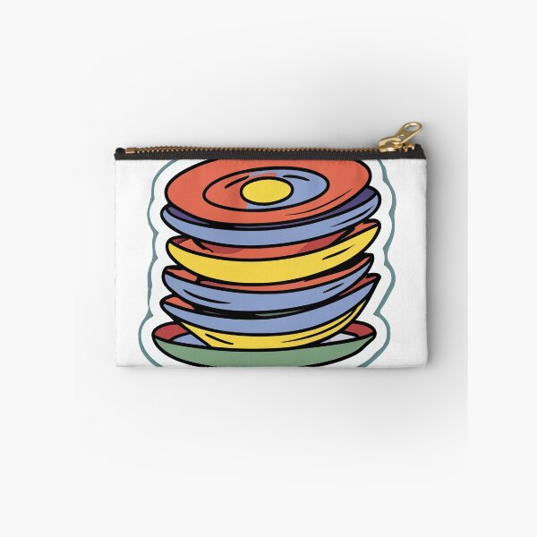 Item preview, Colorful Ceramic Plates Stack Cartoon designed and sold by NiftyWrx.