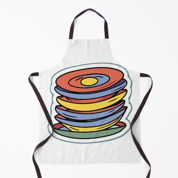 Item preview, Colorful Ceramic Plates Stack Cartoon designed and sold by NiftyWrx.