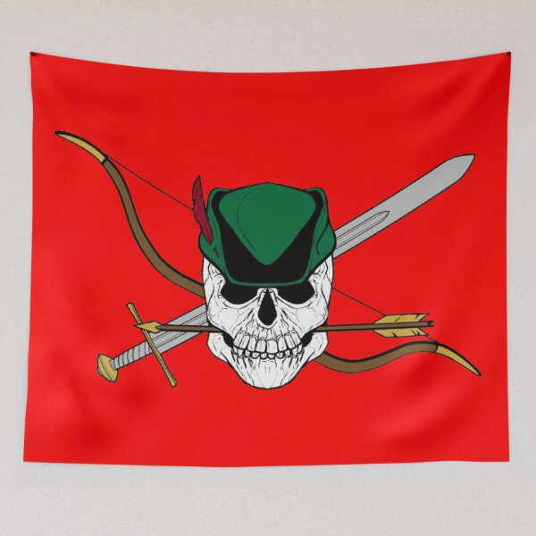 Item preview, Robin Hood Jolly Roger (Red) designed and sold by MurpheusTech.