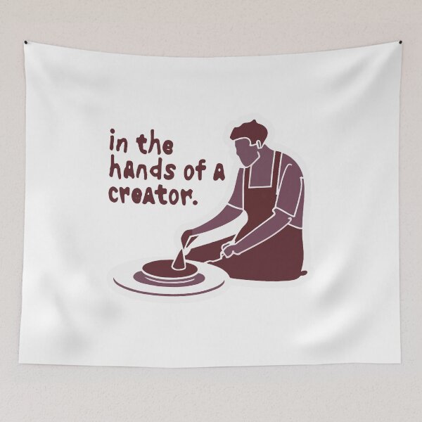 Item preview, Potter's Silhouette - In the Hands of a Creator designed and sold by NiftyWrx.