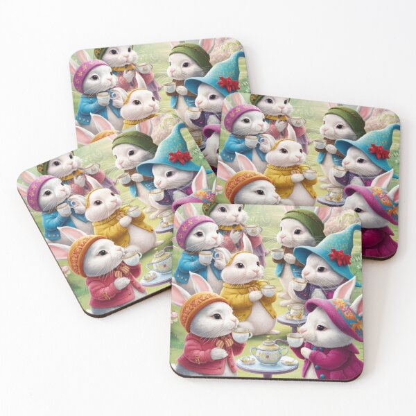 Item preview, rabbit having afternoon tea in the wonderland designed and sold by Obliviate-fun.
