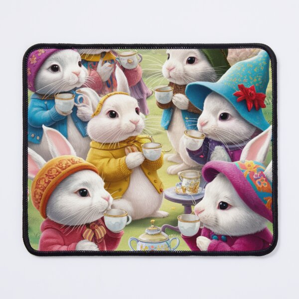 Item preview, rabbit having afternoon tea in the wonderland designed and sold by Obliviate-fun.