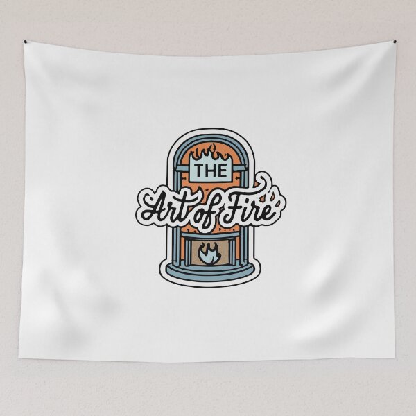 Item preview, Vintage Retro Kiln - The Art of Fire designed and sold by NiftyWrx.