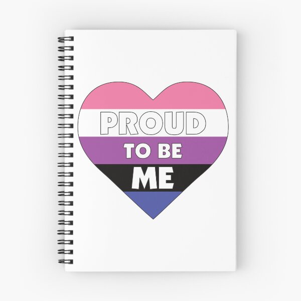 Item preview, Proud to Be Me LGBTQ+ Genderfluid Pride Flag Heart designed and sold by JoyfulJen.