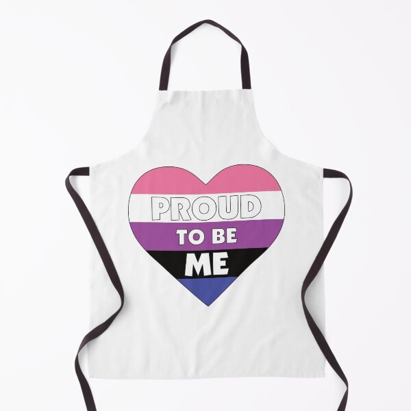 Item preview, Proud to Be Me LGBTQ+ Genderfluid Pride Flag Heart designed and sold by JoyfulJen.