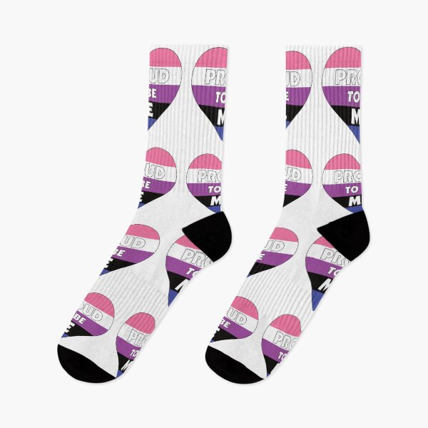 Artikelvorschau, Stolz darauf, ich zu sein LGBTQ+ Genderfluid Pride Flag Herz entworfen und verkauft von JoyfulJen.