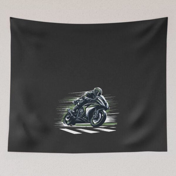 Item preview, Racing Demon | High-Speed Motorcycle Art designed and sold by NOVOImpression.