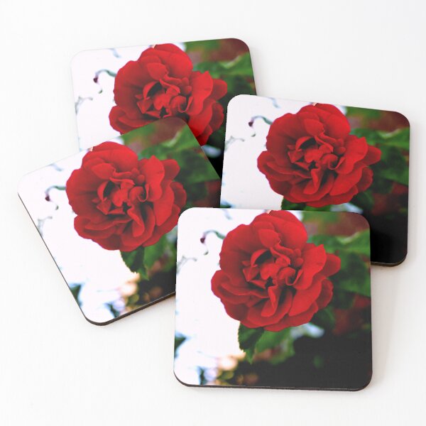 Item preview, FLOWER SERIES 1 Scarlet Delight Floating Rose Greeting V2 designed and sold by MarcusAxel.