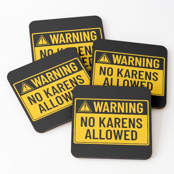 Item preview, Warning: No Karens Allowed designed and sold by mr-k-store.