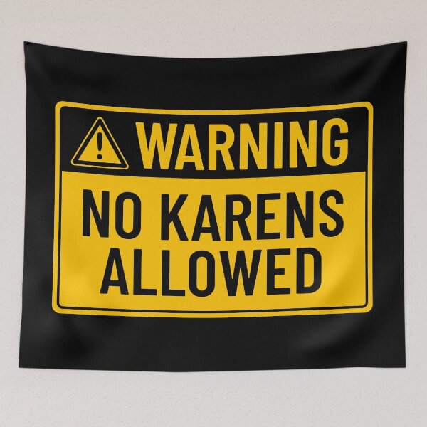 Item preview, Warning: No Karens Allowed designed and sold by mr-k-store.