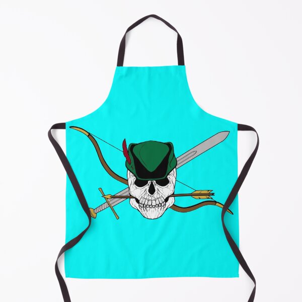Item preview, Robin Hood Jolly Roger (Cyan) designed and sold by MurpheusTech.