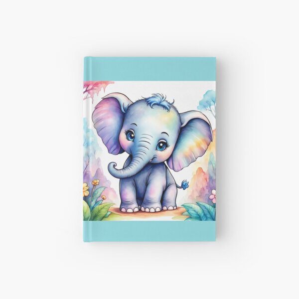 Item preview, Cute elephant with spring vibes designed and sold by Blue-Fall.