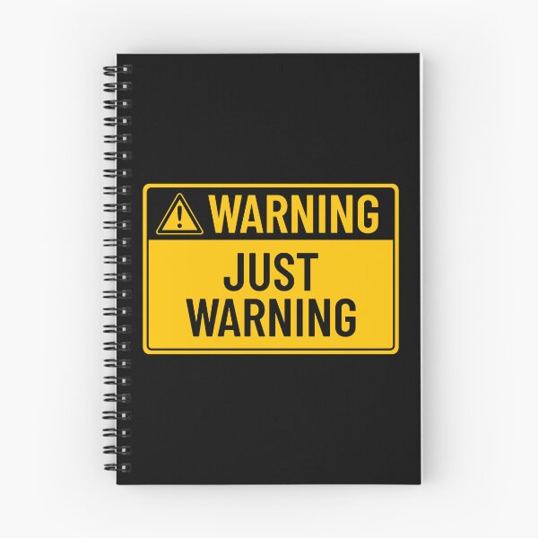 Item preview, Warning: Just Warning designed and sold by mr-k-store.