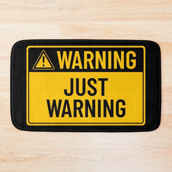Item preview, Warning: Just Warning designed and sold by mr-k-store.
