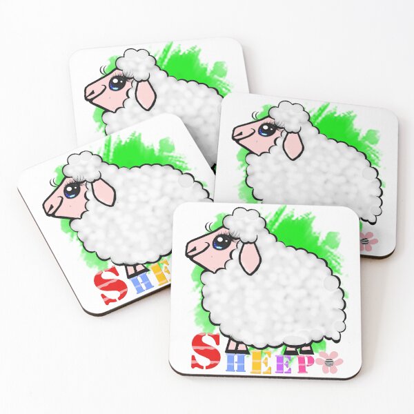 Item preview, white sheep  designed and sold by Shirley cute art .