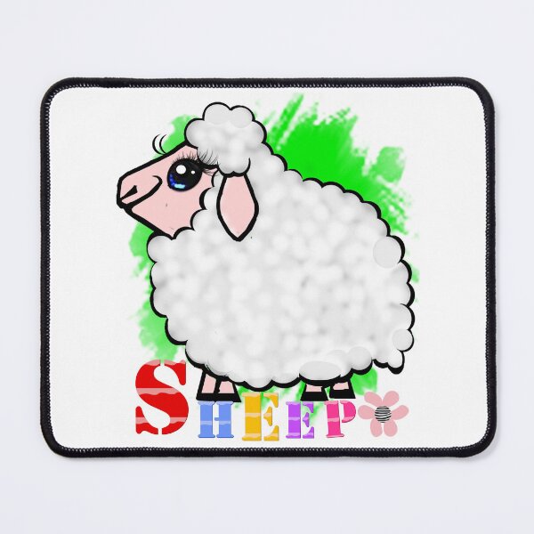 Item preview, white sheep designed and sold by Shirley cute art .