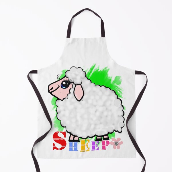 Item preview, white sheep designed and sold by Shirley cute art .