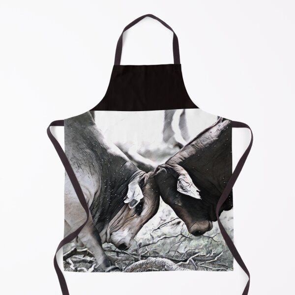 Item preview, BULL FIGHT IN THE OUTBACK, MAKES GREAT TEE SHIRT ART designed and sold by Barbara Jean Photo Art And Design.