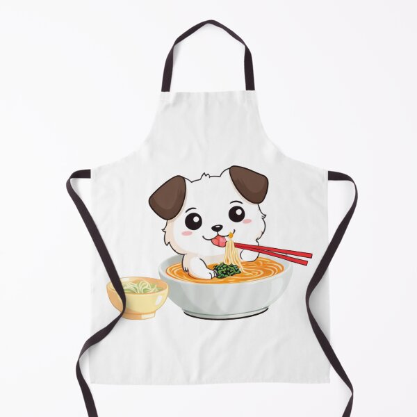 Item preview, Noodle Pup: Adorable Dog Enjoying Ramen Delight designed and sold by Fenomena Designs.
