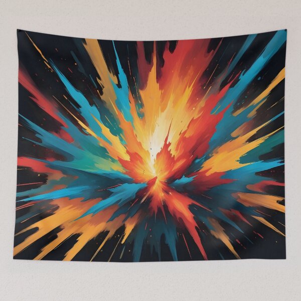 Item preview, Explosive Abstract Art Design designed and sold by papi1998.
