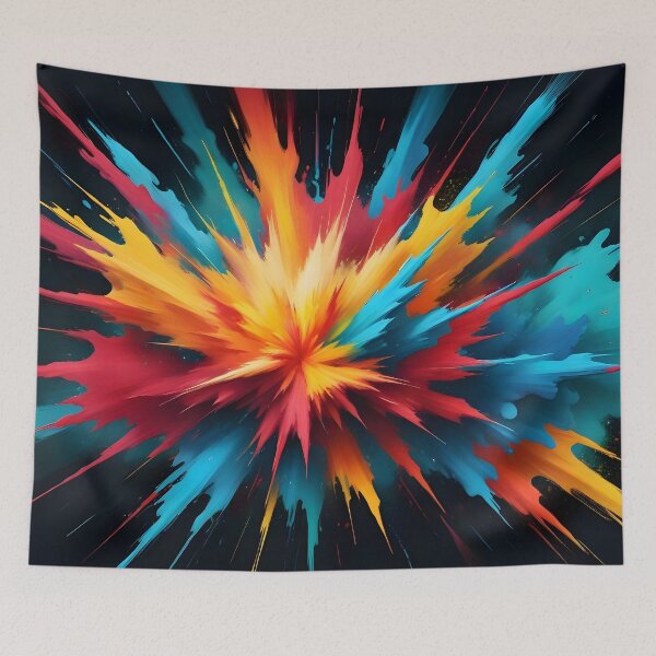 Item preview, Explosive Abstract Art Design designed and sold by papi1998.