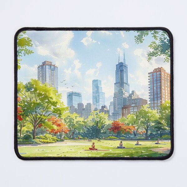 Item preview, Do Yoga in the AM for a Refreshing Start | Handcrafted Yoga Mat for Energizing Practice designed and sold by Mr-whiteBG.