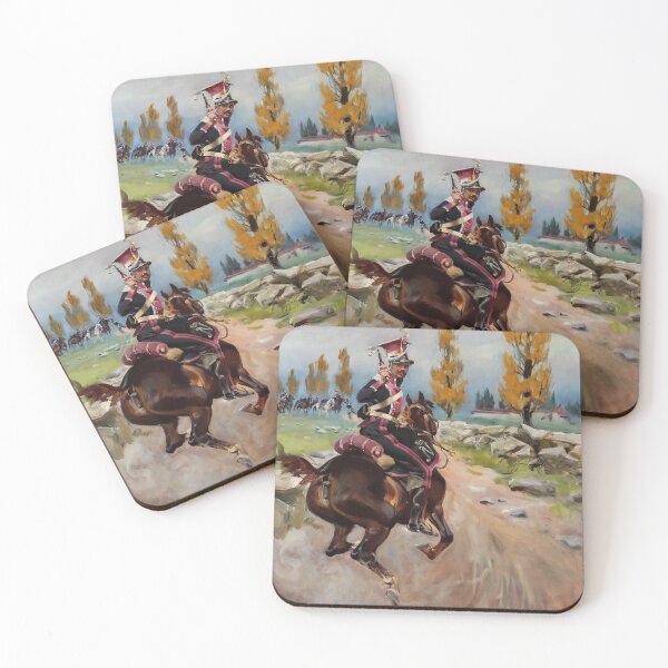 Item preview, Light Cavalryman on Reconnaissance by Wojciech Kossak designed and sold by VintageBazaar.