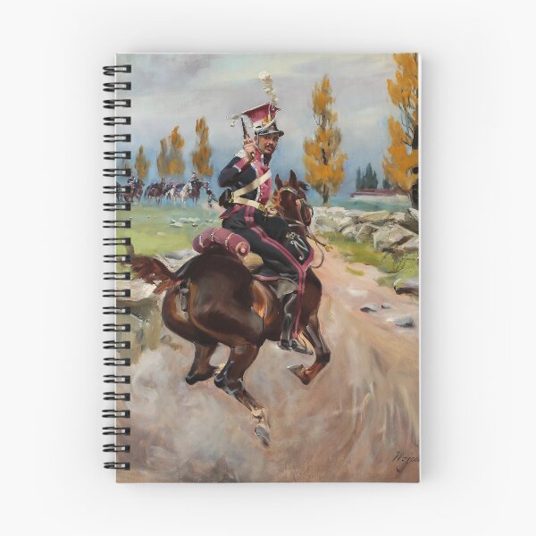 Item preview, Light Cavalryman on Reconnaissance by Wojciech Kossak designed and sold by VintageBazaar.