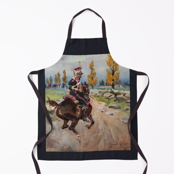 Item preview, Light Cavalryman on Reconnaissance by Wojciech Kossak designed and sold by VintageBazaar.