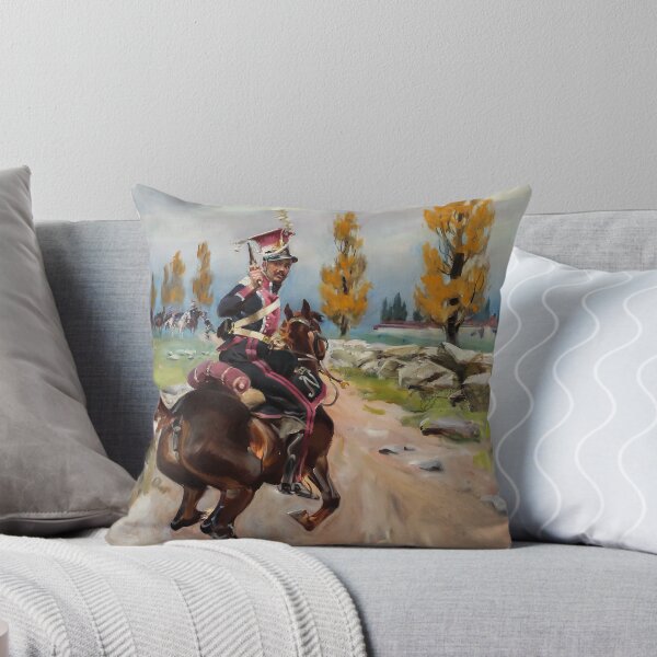 Item preview, Light Cavalryman on Reconnaissance by Wojciech Kossak designed and sold by VintageBazaar.