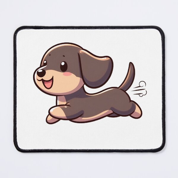 Item preview, Chibi Dachshund Running designed and sold by City0fDreams.