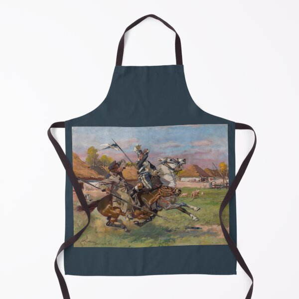 Item preview, Uhlan Fighting a Cossack by Wojciech Kossak designed and sold by VintageBazaar.