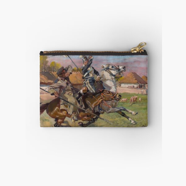 Item preview, Uhlan Fighting a Cossack by Wojciech Kossak designed and sold by VintageBazaar.