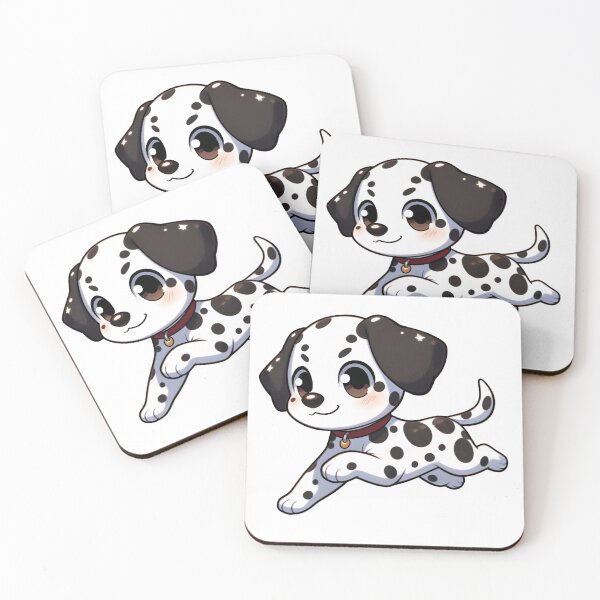 Aperçu de l'œuvre Chibi Dalmatien en cours d'exécution créée et vendue par City0fDreams.