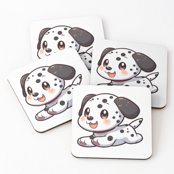 Aperçu de l'œuvre Chibi Dalmatien en cours d'exécution créée et vendue par City0fDreams.