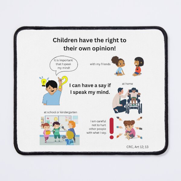 Item preview, Children have the right to their own opinion! designed and sold by Utopia-dreams.