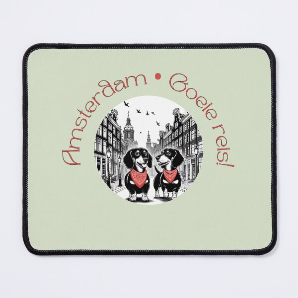 Item preview, Amsterdam, Goeie reis! Duchshund designed and sold by coloursforkids.
