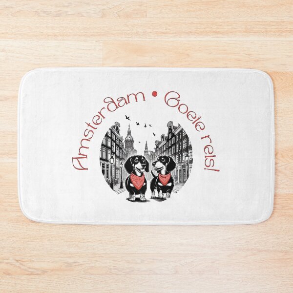 Item preview, Amsterdam, Goeie reis! Duchshund designed and sold by coloursforkids.