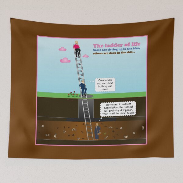 Item preview, Who is above you on the ladder? designed and sold by ALF2023.