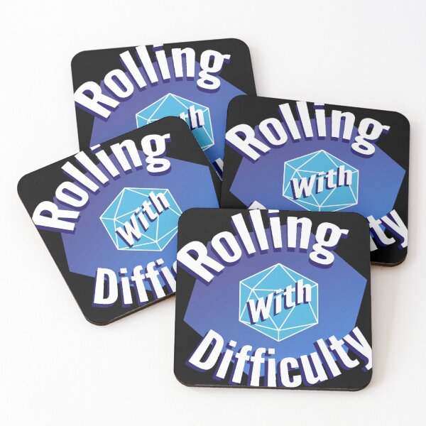 Item preview, Rolling With Difficulty Logo designed and sold by BrixtonFuson34.