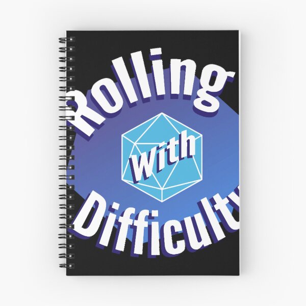 Item preview, Rolling With Difficulty Logo designed and sold by BrixtonFuson34.
