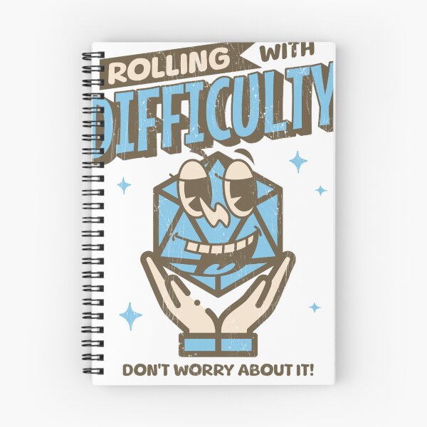 Item preview, Rolling With Difficulty Logo designed and sold by BrixtonFuson34.