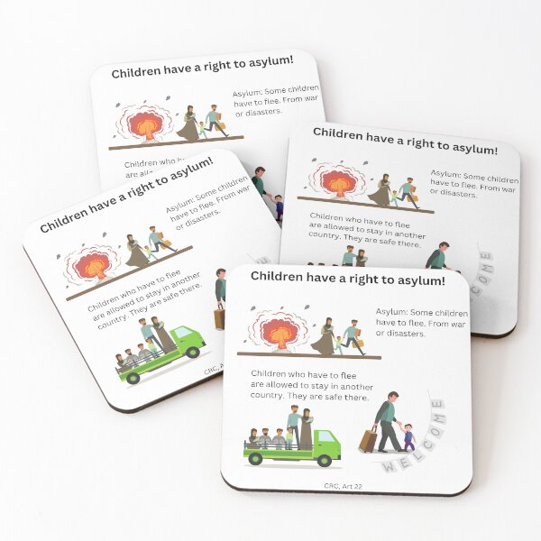 Item preview, Children have the right to asylum! designed and sold by Utopia-dreams.